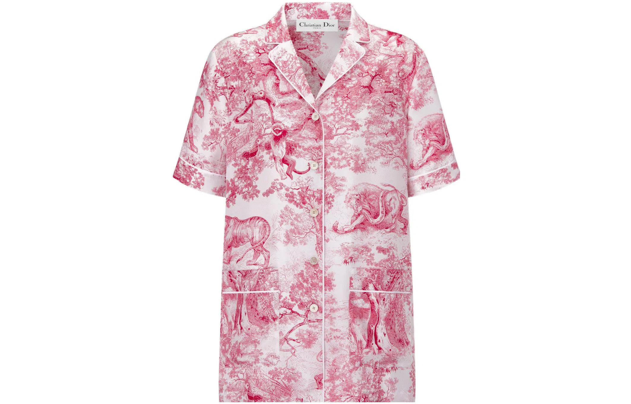 DIOR SS22 Animal Print Shirt