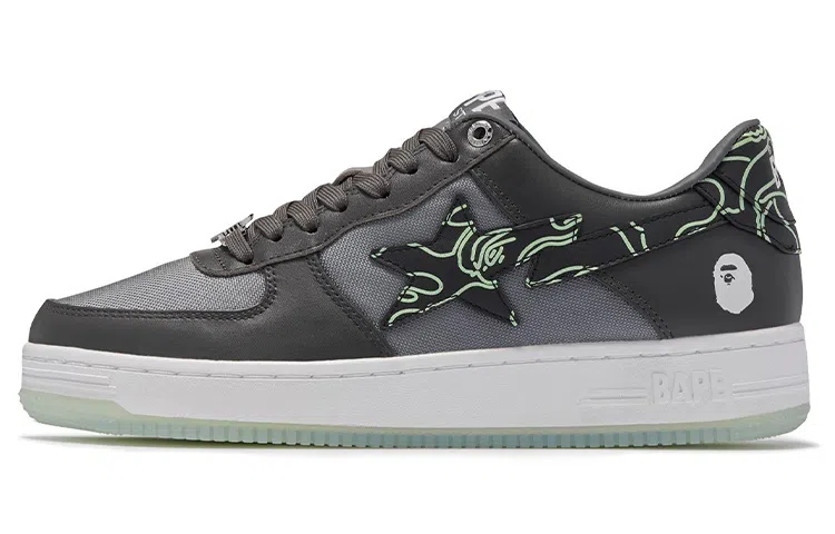 A BATHING APE STA Digital Camo Black Green