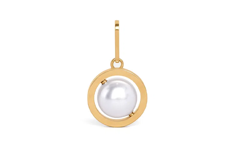 CELINE Separables Swivel Gold Pendant