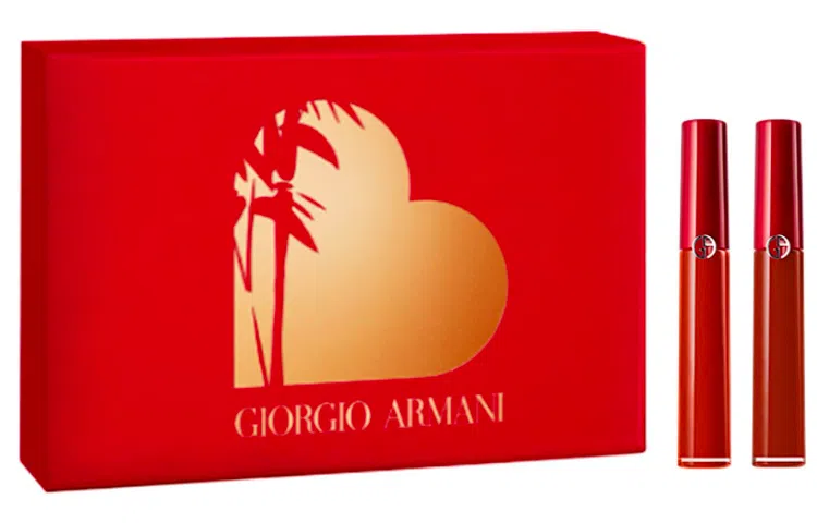 阿玛尼 时刻当红哑光唇釉口红 限定礼盒套装