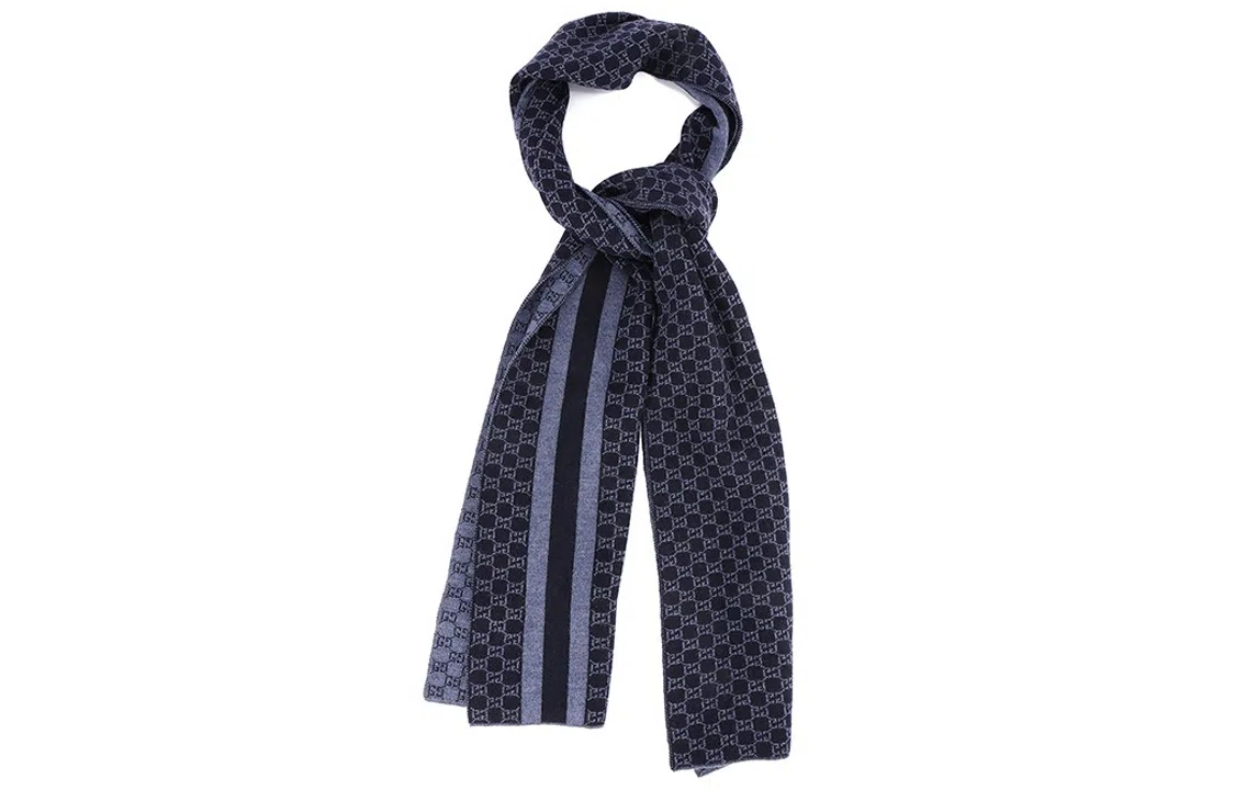 Gucci Logo Stripe Scarf
