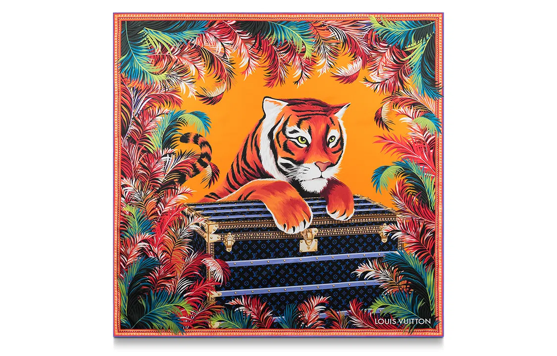 LOUIS VUITTON LV Precious Tiger Shawl