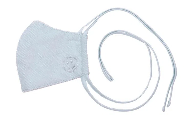 Drew House corduroy facemask - baby blue