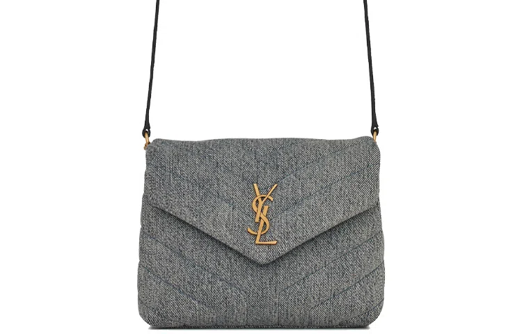 Saint Laurent LouLou Cloud Bag Light Blue