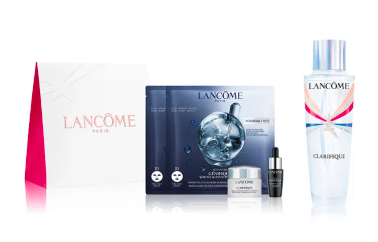 兰蔻 限量版双重精华乳液套装 补水保湿