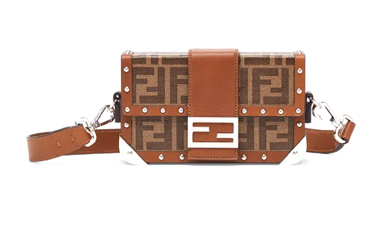 Fendi Baguette Trunk Brown