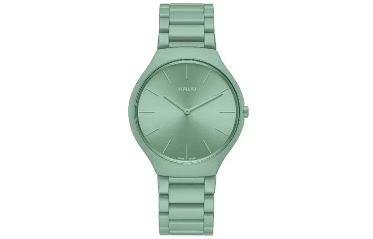 RADO True Thin Series R27096662 Green Ceramic