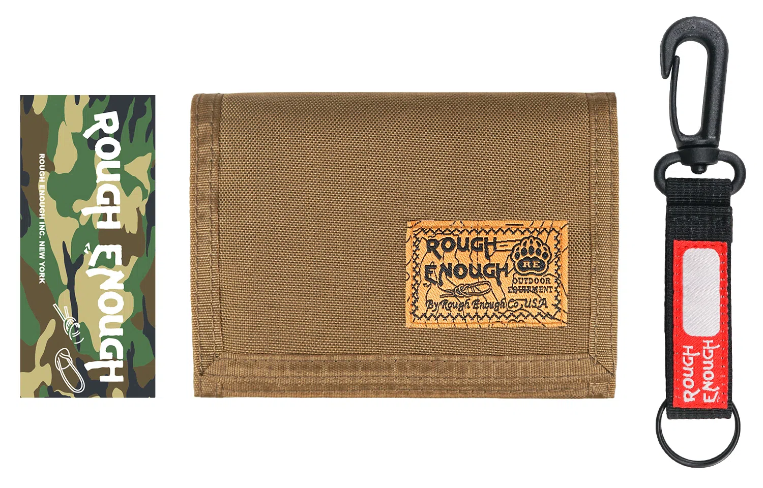 Rough Enough Wallet Brown