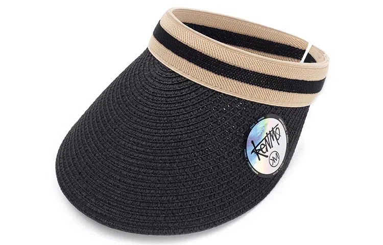 肯默 拉菲草空顶遮阳帽防晒帽太阳帽子 简约时尚 男女通用 多色可选