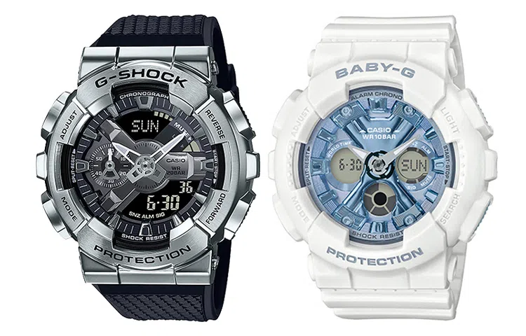 CASIO G-SHOCK BABY-G GM-110-1A+BA-130-7A2ER