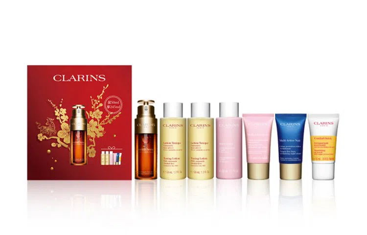 娇韵诗 双萃明星精华礼盒 滋润修护