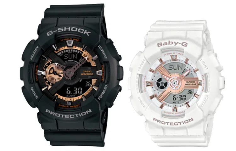 CASIO G-SHOCK GA-110RG-1AJF & BABY-G BA-110RG-7AJF