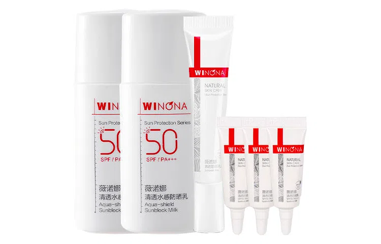 薇诺娜 清透水感护肤套装 保湿防晒