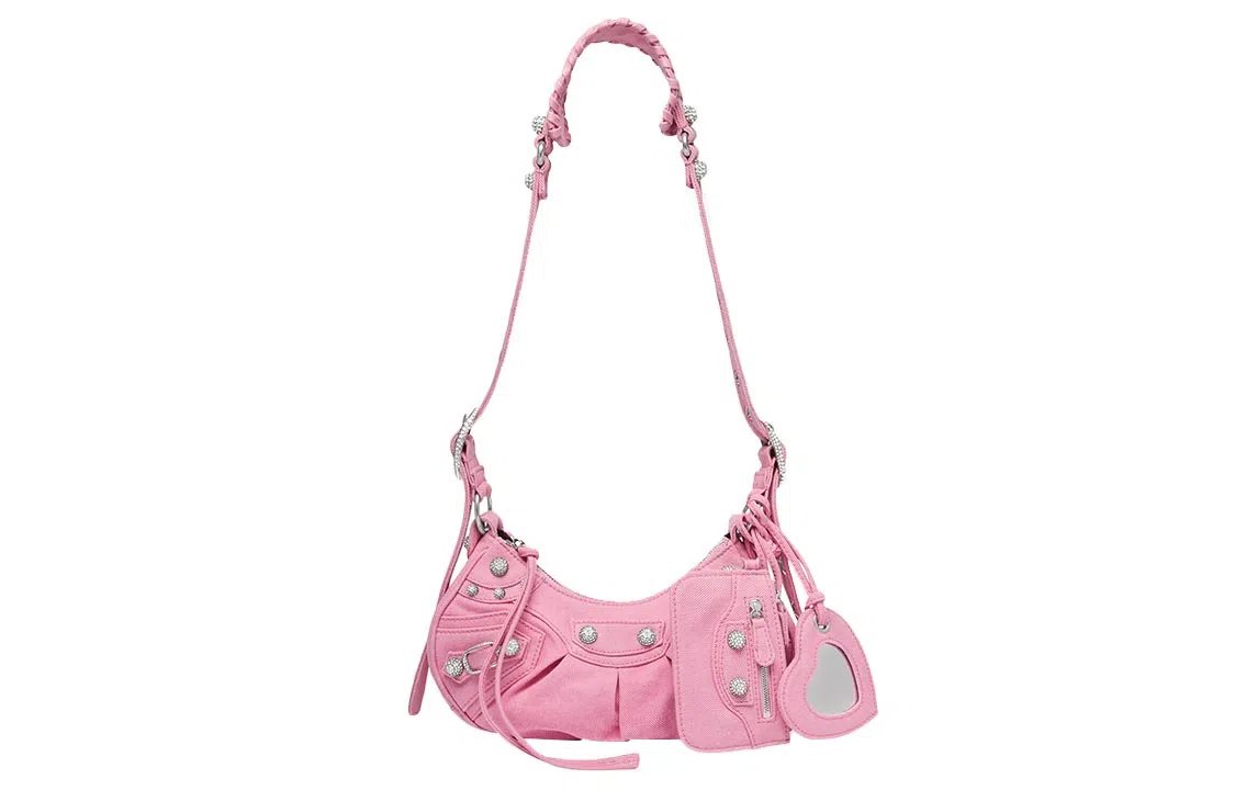 Balenciaga Le Cagole Denim Pink