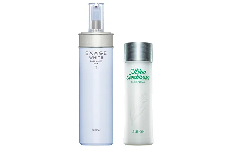 奥尔滨 焕白健康水乳护肤套装清新焕白套装 补水保湿锁水 两件套/三件套