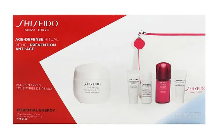 资生堂 水凝亮泽乳霜套装 补水保湿