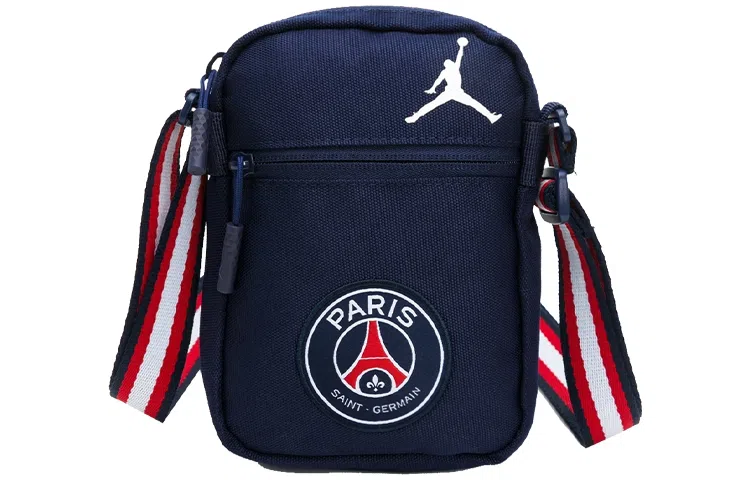 Jordan Paris Logo Crossbody Bag Navy