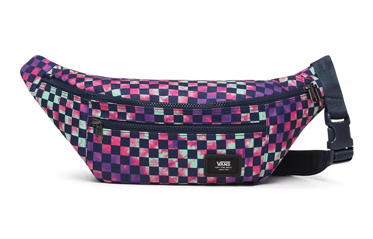 Vans Tie-Dye Checkerboard Waist Bag Purple