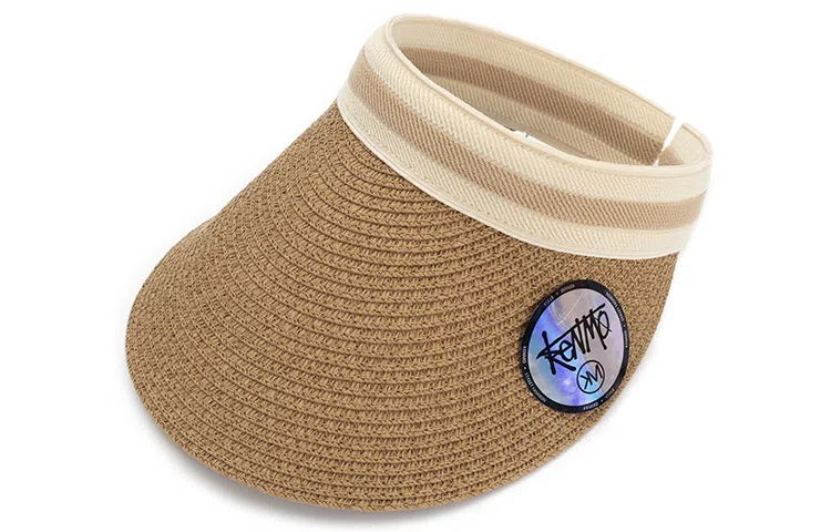 肯默 拉菲草空顶遮阳帽防晒帽太阳帽子 简约时尚 男女通用 多色可选