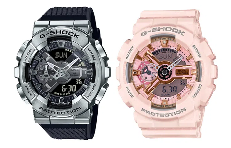 Casio G-Shock GM-110-1A + Baby-G GMA-S110MP-4A1ER