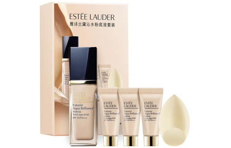 雅诗兰黛 沁水粉底液套装 滋润