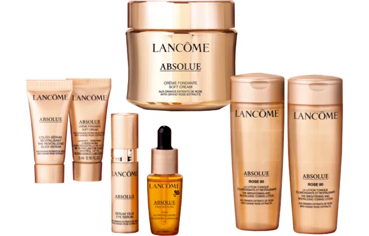 兰蔻 极致完美玫瑰面霜（柔润型）套装 补水