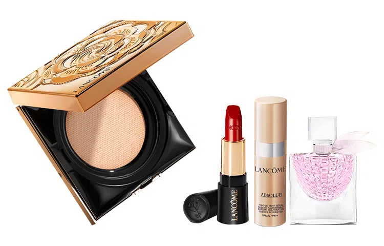 兰蔻 菁纯气垫粉底液礼盒 滋润