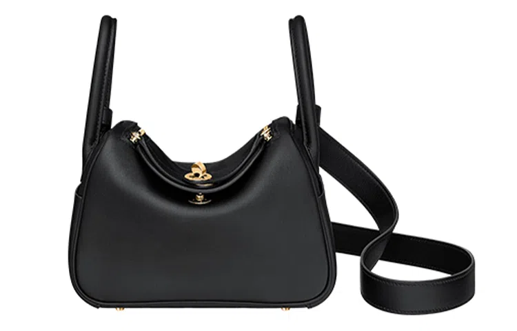 HERMES Lindy 19 Swift Noir