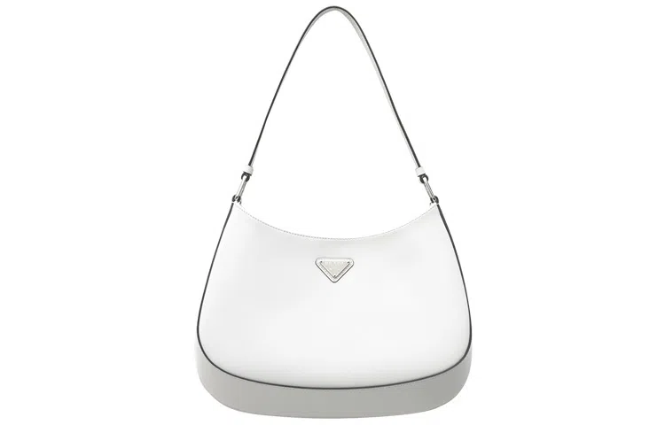 Prada Leather Shoulder Bag White