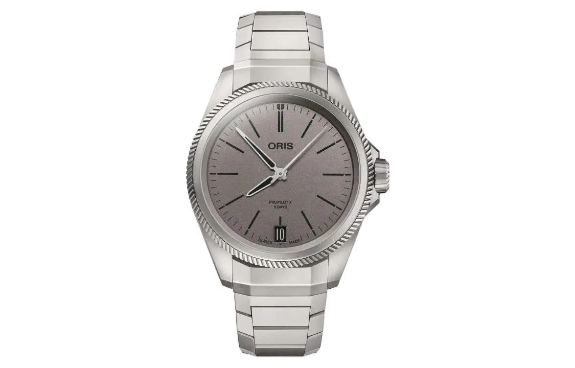 Oris Pilot 39mm Grey Dial