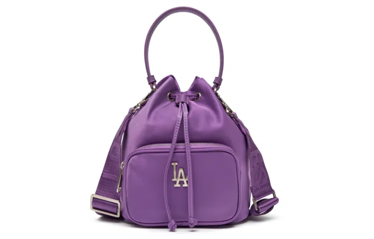MLB Nylon Bucket Bag Purple