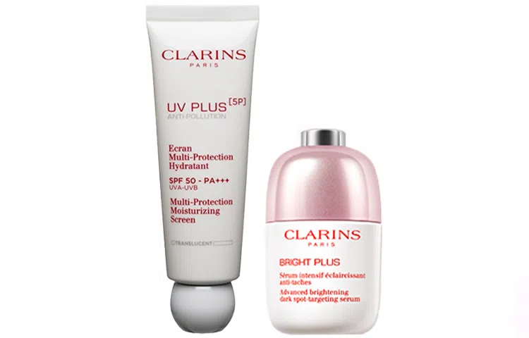 娇韵诗 多效轻透防晒乳+光芒小瓷瓶套组