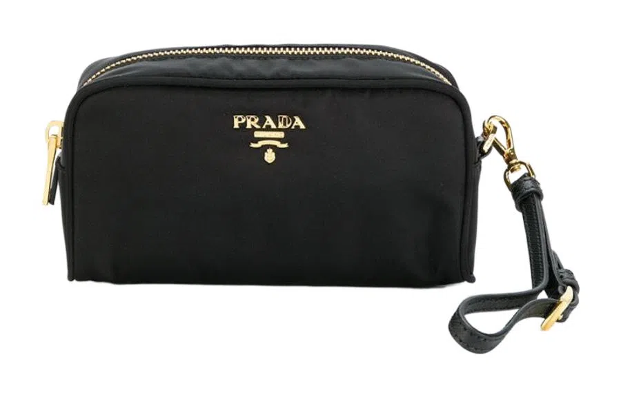 Prada Nylon Clutch Small Black