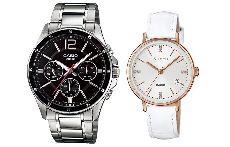 CASIO MTP-1374-1A+SHE-4048PGL-7A