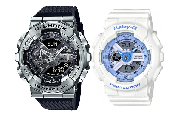 Casio G-Shock GM-110-1A + Baby-G BA-110BE-7AER