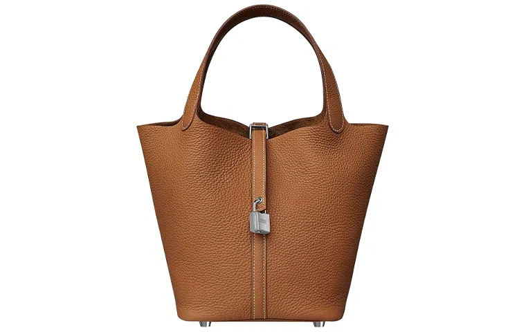 HERMES Picotin Lock 22 Taurillon Clemence 37 Gold