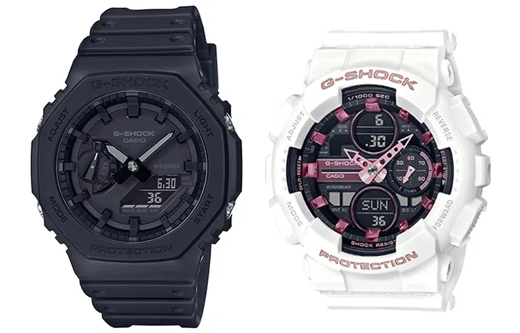 Casio G-Shock GA-2100-1A1 + GMA-S140M-7AER
