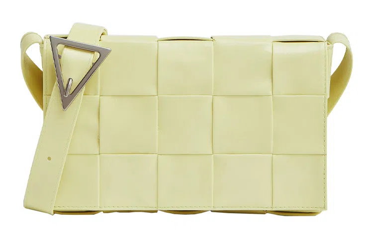 Bottega Veneta Cassette Tofu Bag Medium Lemon Yellow