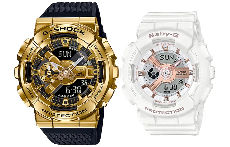 CASIO G-SHOCK BABY-G GM-110G-1A9+BA-110RG-7AER