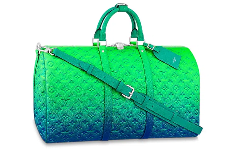 Louis Vuitton Keepall 50 Neon Gradient Green