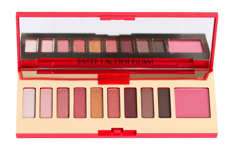 雅诗兰黛 圣诞限量版十色眼影腮红盘  