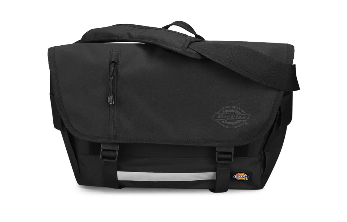 Dickies 3M Reflective Logo Messenger Bag Black