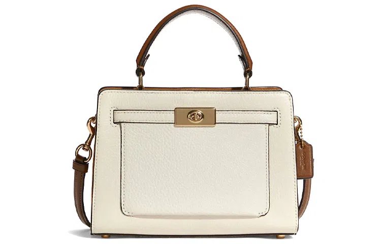 COACH Lane 20 Chalk拼Copper