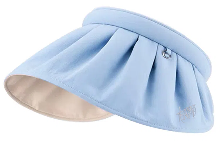 肯默 贝壳设计遮阳  发箍两用  帽身可折叠 涤纶 防晒帽 男女同款情侣款