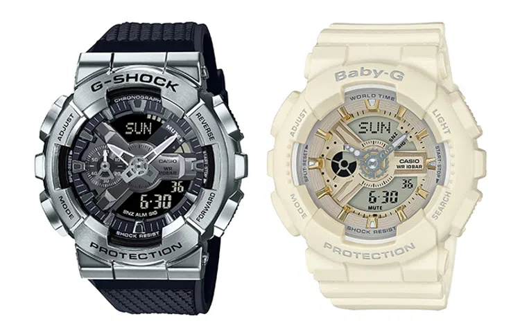 CASIO G-SHOCK BABY-G GM-110-1A+BA-110GA-7A2ER