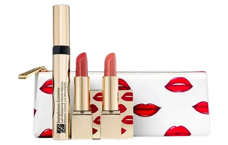 雅诗兰黛 金管口红正装睫毛膏三件套