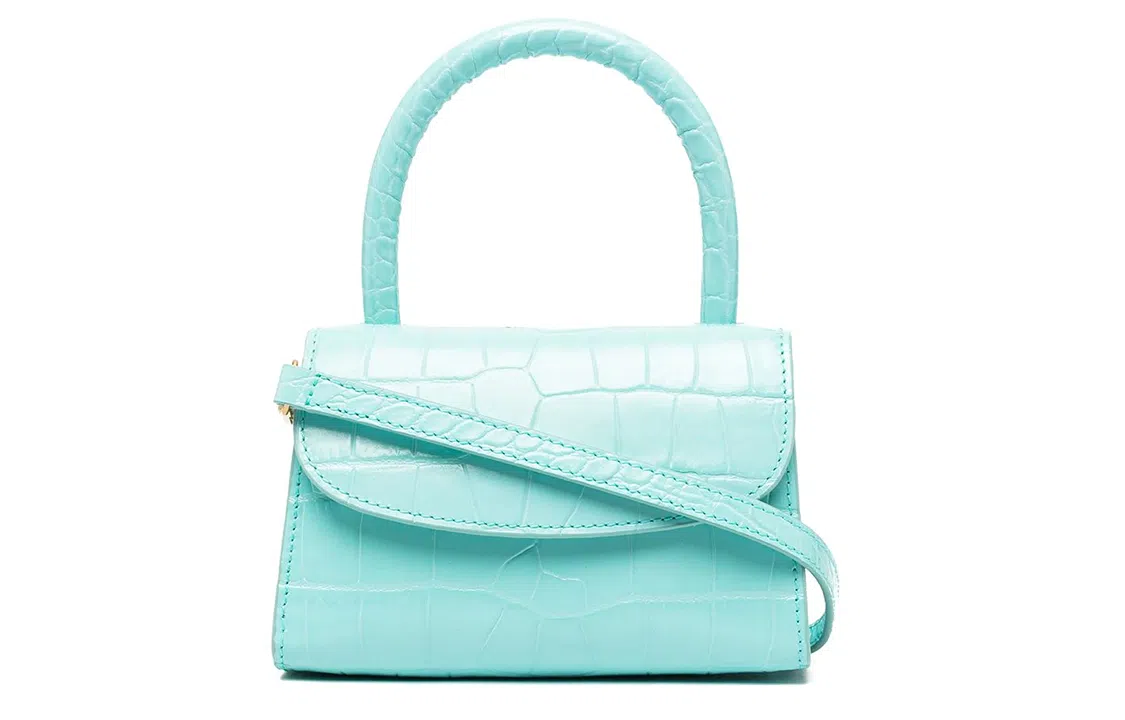 BY FAR Mini Croco