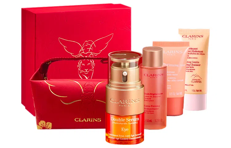 娇韵诗 双萃焕活眼部精华套装 保湿修护