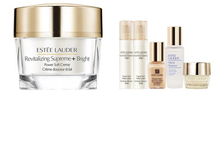 雅诗兰黛 智妍紧塑焕白精华霜套组 滋润保湿