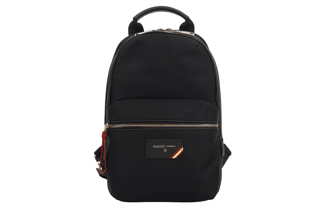 Bally Nylon Tote Bag Black